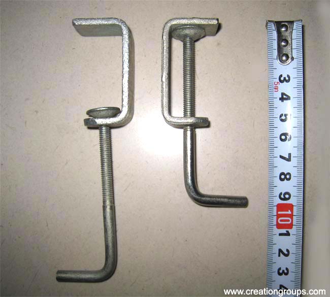 Two Table Clamp L for Brother/Singer Knitting Machine Main Bed