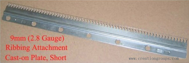 Cast-on Comb Plate (Short) for Brother 9mm Knitting Machine KR230 KR260 Silver Reed SR155 SR150